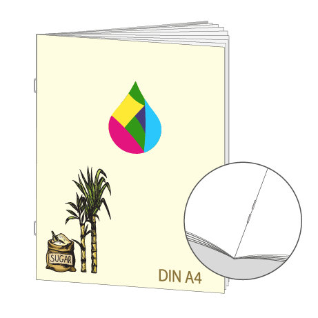 Drucksachen aus Zuckerrohrpapier