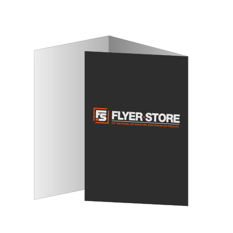 Faltblatt Wickelfalz 6-Seiter | DIN A7 hoch | beidseitig bedruckt