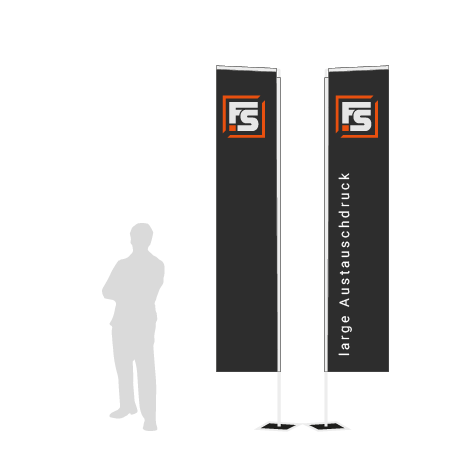 Beachflag Rechteck